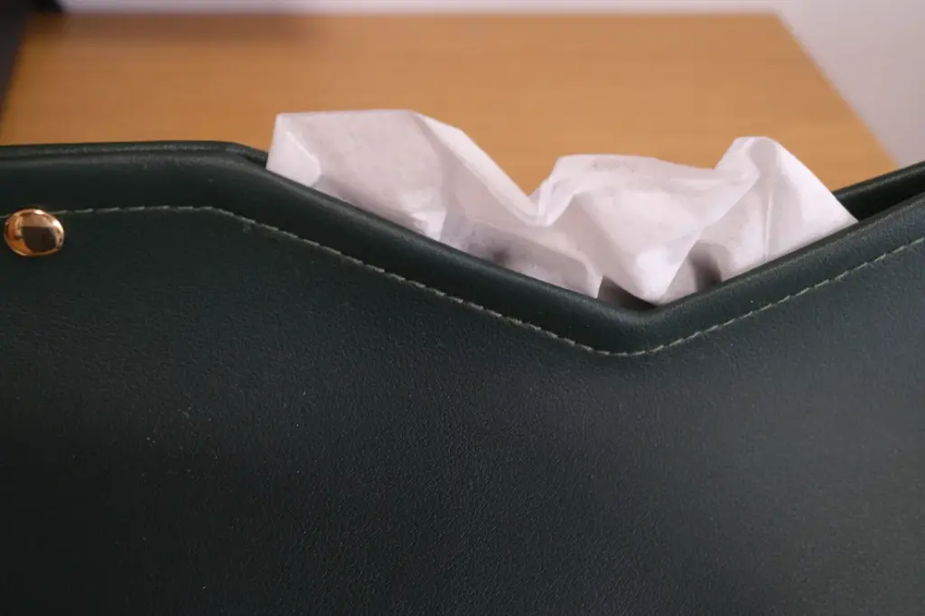 私が使うティッシュペーパーだと次がちょっとしかでません